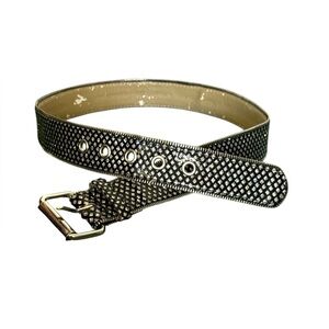 Black and Silver Sparkling Belt Size Medium
